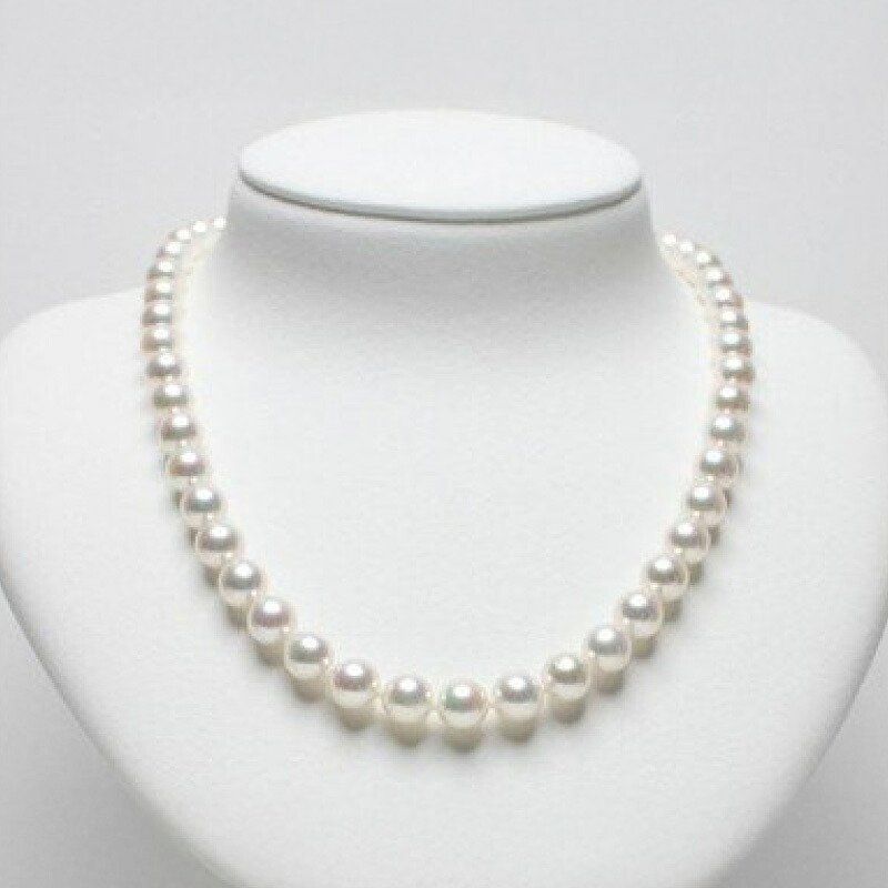 真珠 ネックレス 8.0-8.5mm アコヤ真珠 定番 アクセサリー ファッション ジュエリー akoya パール 高級 プレゼント  贈り物 贈答品 お祝い 誕生日 記念日 冠婚葬祭 慶事 弔事