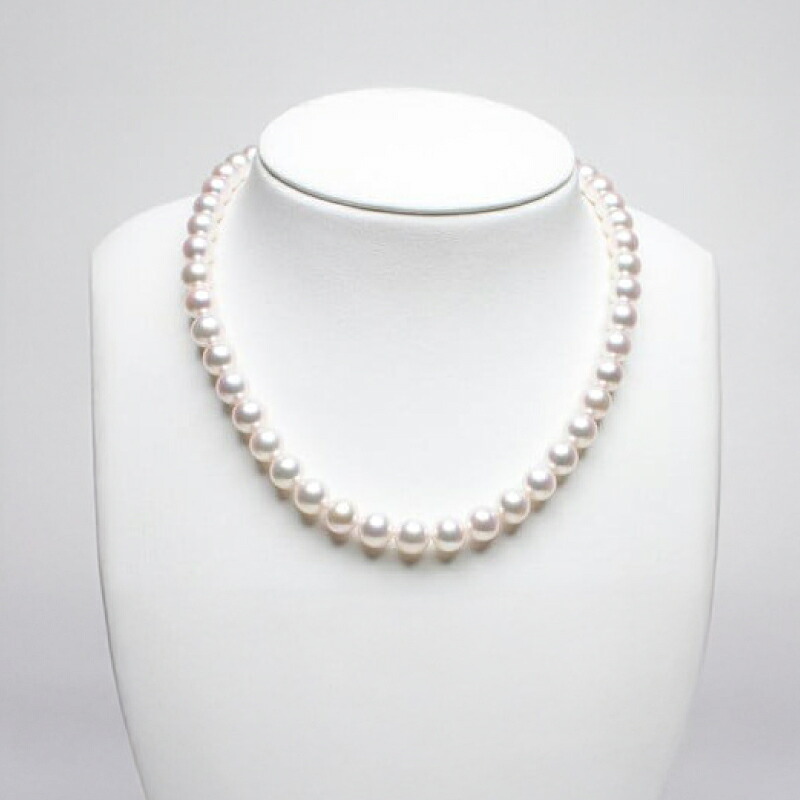 真珠 ネックレス 8.5-9.0mm 大粒 アコヤ真珠 アクセサリー ファッション ジュエリー akoya パール 高級 プレゼント 贈り物 贈答品 お祝い 誕生日 記念日 冠婚葬祭 慶事 弔事 結婚