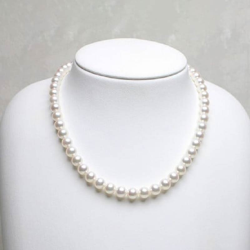 真珠 ネックレス 7.5-8.0mm アコヤ真珠 アクセサリー ファッション ジュエリー akoya パール フォーマル カジュアル プレゼント ギフト 贈り物 贈答品 お祝い 誕生日 記念日