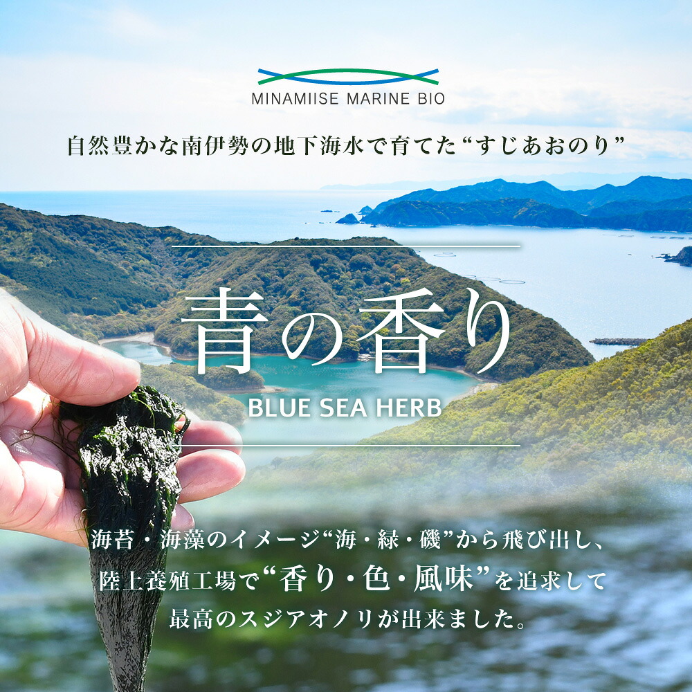 すじ青のり 5ｇ×2パック 海藻 元藻 スジアオノリ 青のり あおのり 海苔 玉子焼き お好み焼き たこ焼き お味噌汁 味噌汁 お吸い物 スープ お茶漬け 三重県 伊勢 志摩 南伊勢
