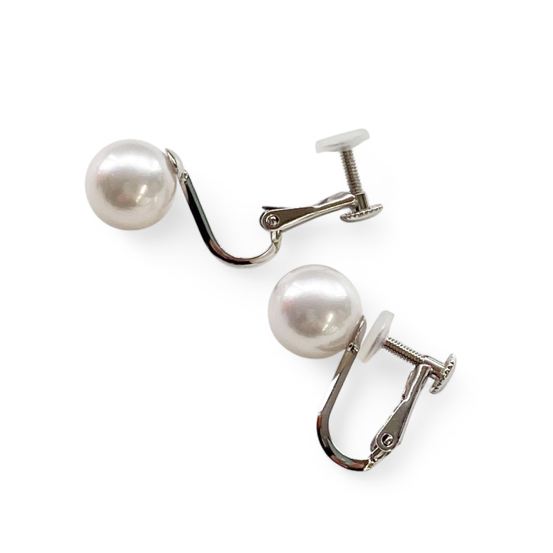 真珠 イヤリング 8.0mm SV シルバー アコヤ真珠 アクセサリー ファッション akoya パール フォーマル カジュアル プレゼント ギフト 贈り物 贈答品 お祝い 誕生日 記念日 冠婚葬祭