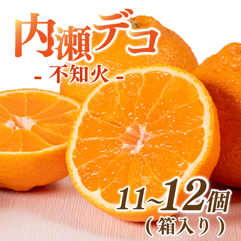 【先行予約】 不知火 11~12個 数量限定 期間限定 内瀬デコ アサヒ農園 しらぬい 柑橘 みかん 蜜柑 フルーツ 果物 くだもの 贈答用 贈答品 贈答 ギフト プレゼント 国産 ブランド 三重県