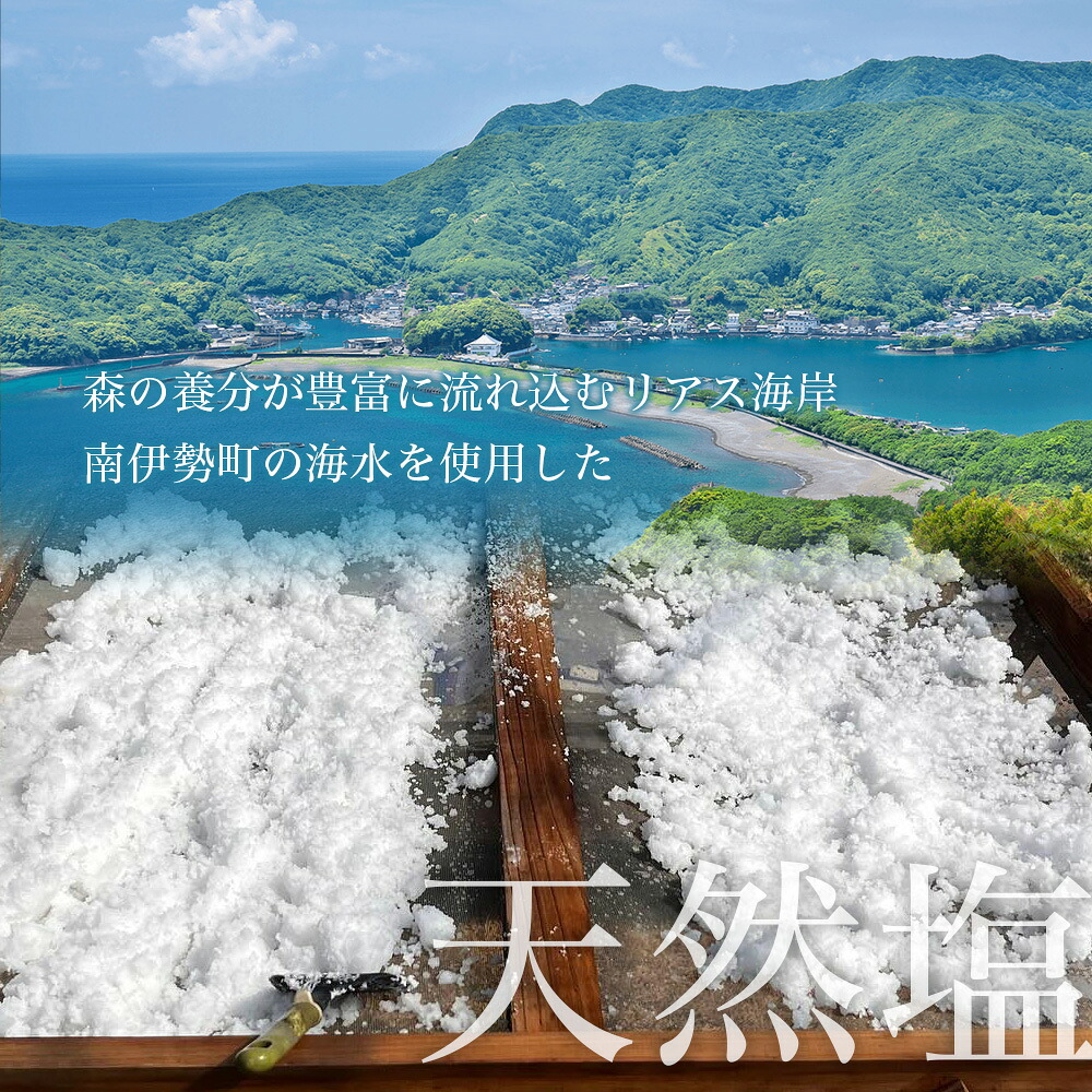 竈方の塩 選べる 天然塩 ワグナービン3個 / ワグナービン+袋 計120g 塩 しお 調味料 食塩 天然 ミネラル 調味料 ソルト salt 料理 味付 おにぎり 三重県 南伊勢 伊勢 志摩
