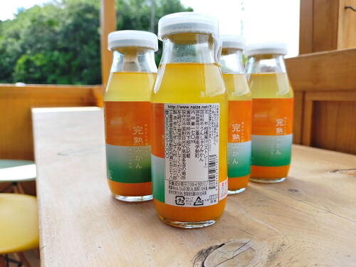 伊勢志摩 果汁 100％ 完熟 みかん ジュース 6本 ／ 箱入 ストレート 無添加 ないぜしぜん村 まるごと 蜜柑 たっぷり まるで ミカン 飲む 飲み物 三重県 南伊勢町 飲料 国産