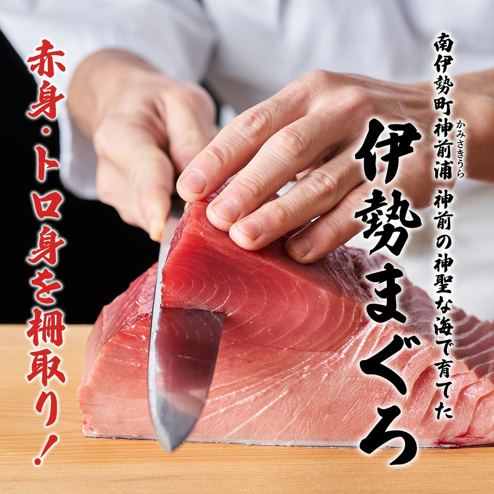 本まぐろ 赤身 トロ身 約700g おさしみ お造り 切り身 南伊勢町 伊勢まぐろ