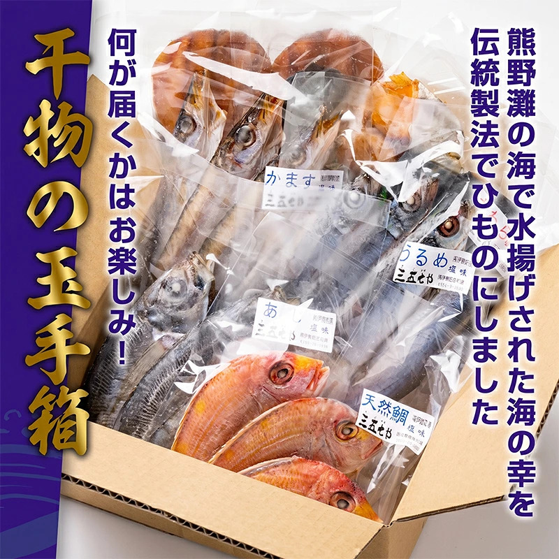 干物 詰め合わせ 約500g~1.1kg (3~7種) 選べる容量 おまかせ 国産 ひもの 冷凍 南伊勢
