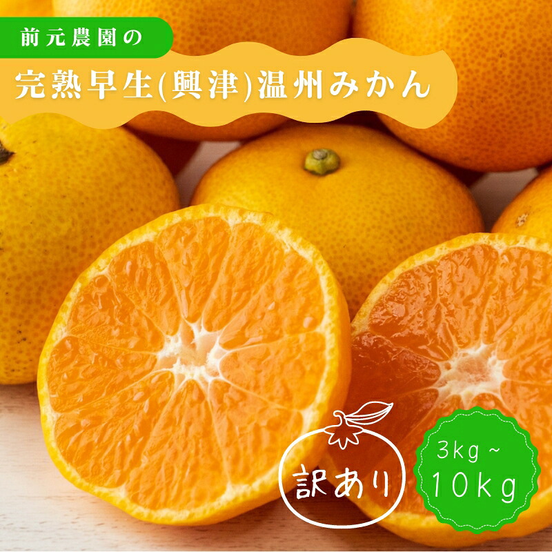 訳あり S~M Lサイズ 前元農園の完熟早生