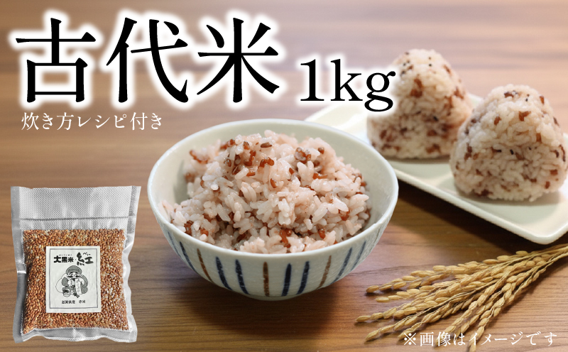 古代米 1kg 4袋 セット お試し 国産  雑穀米 滋賀県 日野町 農家直送 お米 おこめ こめ 産地直送 ふるさと納税