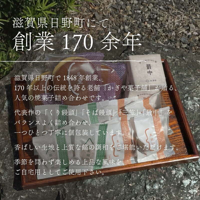 焼き菓子 8個 16個 20個 最中 どらやき そばまんじゅう 栗まんじゅう 詰め合わせ  簡易包装 お菓子 おやつ スイーツ 銘菓 お茶菓子 ギフト 夏 お中元 贈り物 ギフト 母の日 父の日 指定日 滋賀県 日野