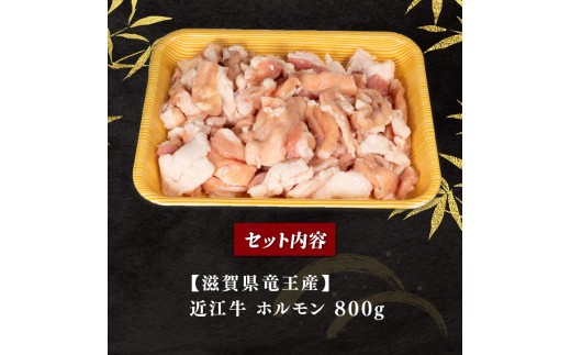 近江牛 ホルモン 1.6kg ~ 800g 選べる カット 容量 冷凍 1本 まるごと 焼肉 焼肉 黒毛和牛 和牛 高級 小腸 ホソ こてっちゃん 肉 焼き肉 もつ モツ鍋