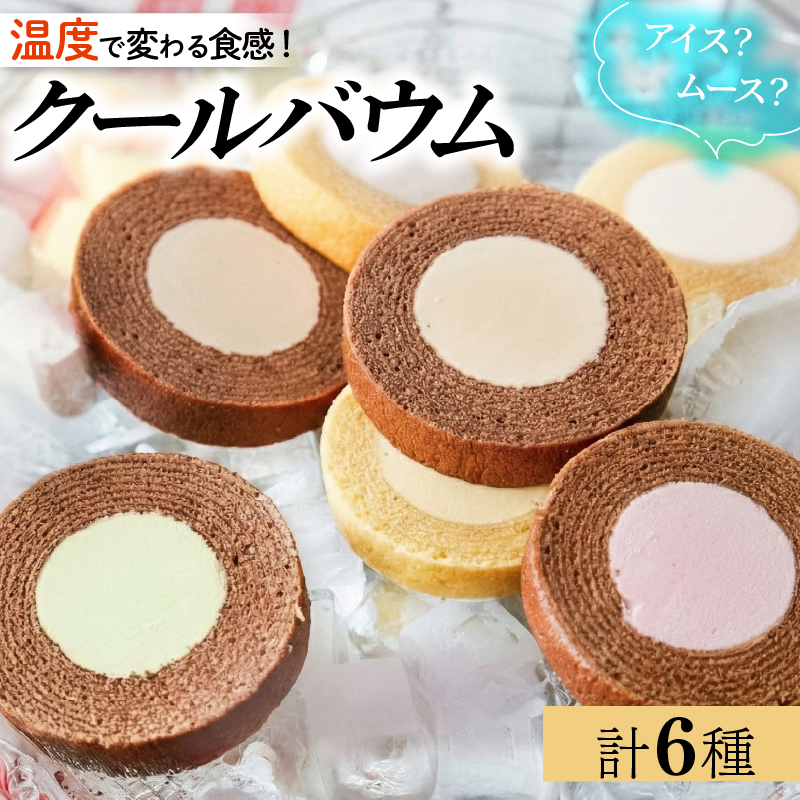 クールバウム アソートセット 6種 バニラ / ショコラ / フロマージュ / コーヒー / ピスタチオ /  フランボワーズ バームクーヘン スイーツ アイス 洋菓子 京都 八幡市