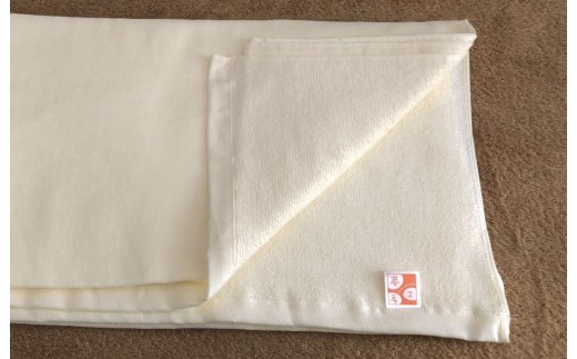 90×150超大判裏ガーゼバスタオル２枚セット（サミットホワイト）泉州タオル【泉州タオル 国産 吸水 普段使い 無地 シンプル 日用品 家族 ファミリー】