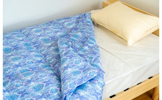 ダウンケット シングル 140cm×190cm 訳あり 柄おまかせ【国産 羽毛 ふとん 寝具 掛け布団 羽毛ふとん】