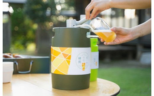 【ビールの縁側】KIX BEER 樽生ヴァイツェン ３リットル（専用ポンプ付き）【クラフトビール ビール お酒 地ビール びーる 泉佐野ブルーイング】