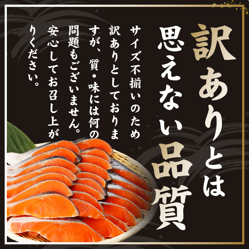 【訳あり】銀鮭 切り身 1kg(約9切れ)【規格外 甘塩 バラ凍結 海鮮 魚介 鮭 さけ しゃけ お弁当 朝食 おかず 簡単調理】 G4232-1