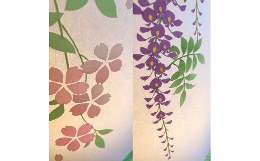 着物生地で作ったおしゃれな行灯（あんどん） 花三様【朱印 御朱印帳 ご朱印帳 おしゃれ 神社】