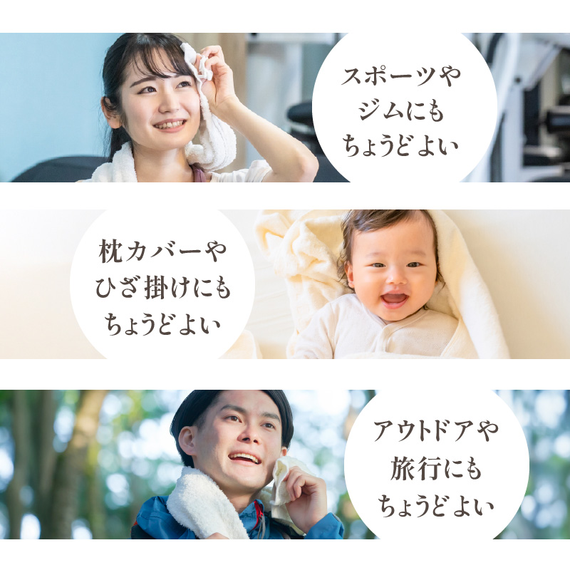 ファミーユ ミニバスタオル 6枚（ホワイト／グレー）【フェイスタオル 以上 バスタオル 未満 泉州タオル 吸水 普段使い シンプル 日用品 たおる】 G3979