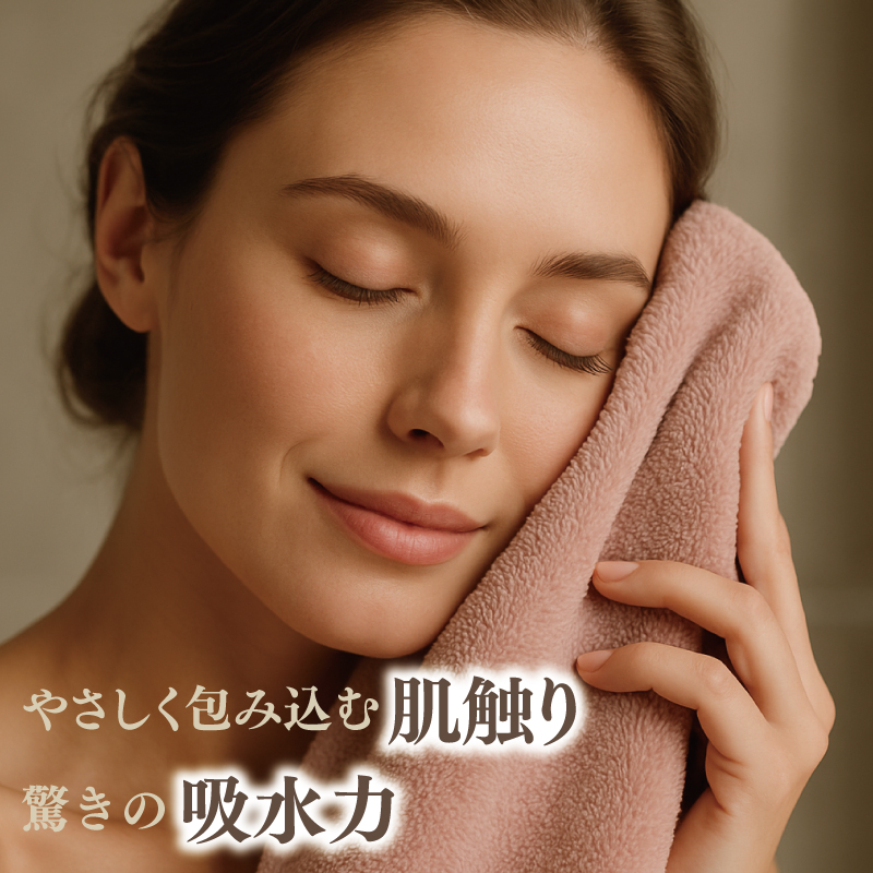 高級泉州タオル ラガマフィン バスタオル スモークピンク 1枚【国産 日用品 上質 タオル 国内製造】 030D161