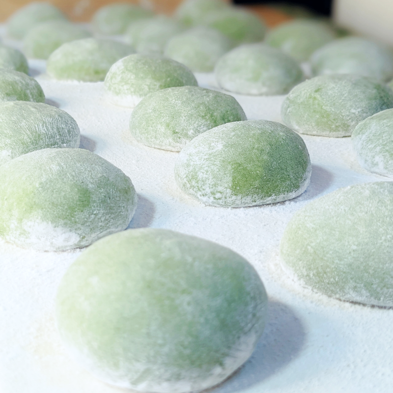 老舗和菓子屋さんの杵つき生丸餅（よもぎ）12個＆つぶあん 200g×3セット 099H4039-1