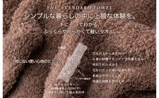 【TVで紹介！】MAISON BLANC バスタオル1枚 フェイスタオル1枚 バスマット1枚 テラコッタ 099H3278