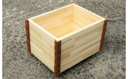 手作り木製 おもちゃ箱 099H2193-1