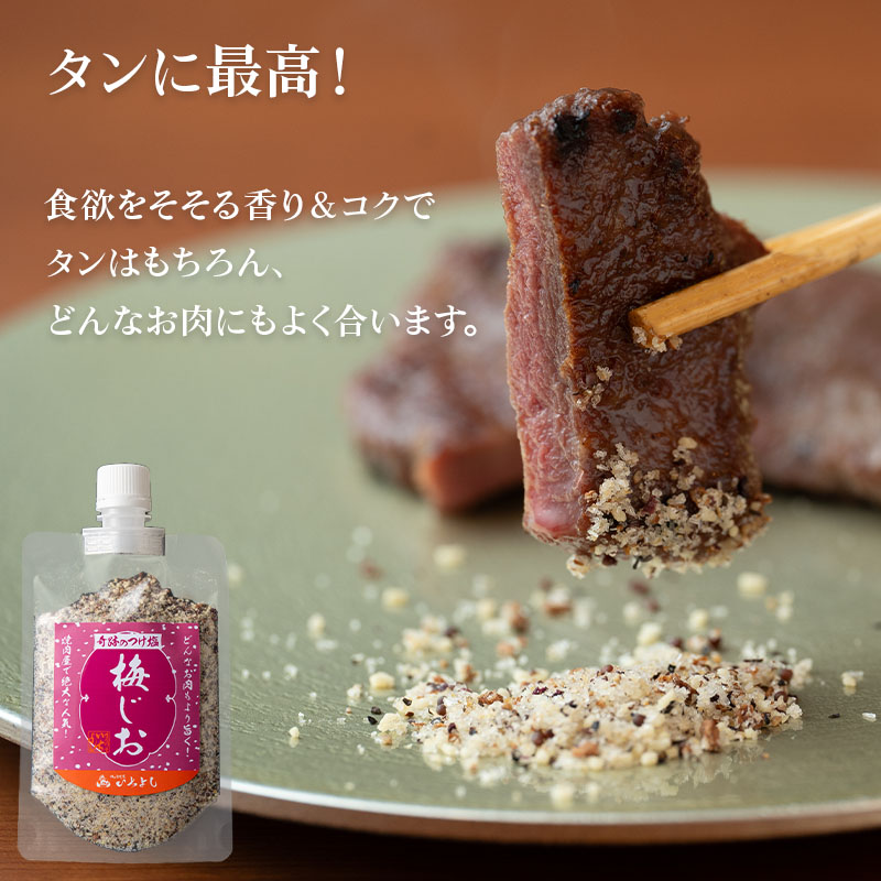 【スピード発送】焼き肉専門店 梅じお レモン塩 スパイスセット 90g×合計4袋 お試し 099H2494-1