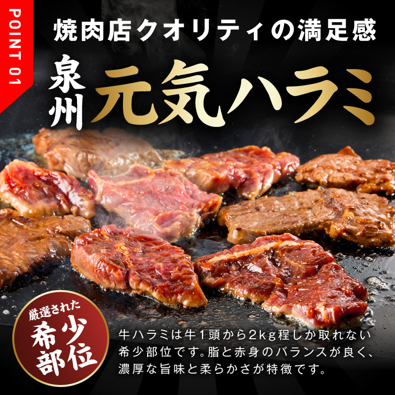 【冷蔵配送】牛ハラミ 味付け 焼肉用 1.5kg（300g×5）【牛肉 焼肉用 焼くだけ 冷蔵 小分け 焼肉 BBQ 肉厚 人気 高評価 訳あり サイズ不揃い 数量限定】 099H4566-1