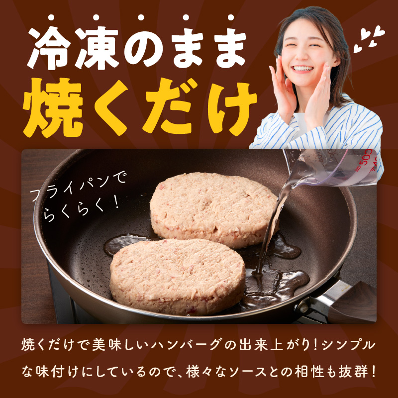 黒毛和牛100％ 極み生ハンバーグ（180g）×10個 CFX0123