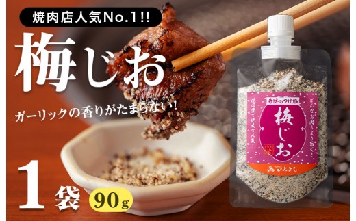 焼き肉専門店 梅じお ガーリック スパイス 90g×1袋