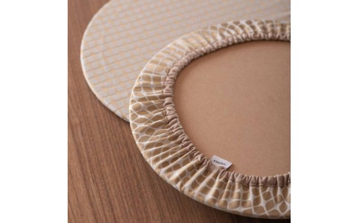 丸形ランチョンマット Azulejo Round Luncheon mat／アズレージョ プレイスマットなし プラム wsg0051