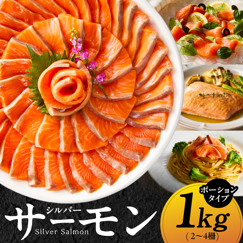 生食用 シルバーサーモン 1kg