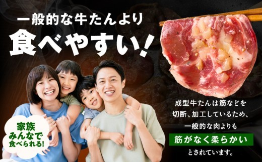 牛タン＆牛ハラミ お試し 1kg 焼肉セット【成型牛たん ハラミ 味付き 牛肉 やきにく BBQ 薄切り スライス 訳あり サイズ不揃い】 G4699