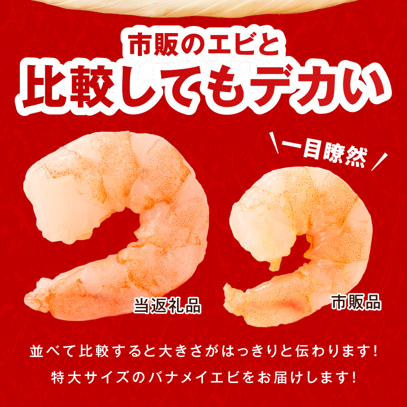 むきえび 定期便 1.7kg×3回 特大5Lサイズ【下処理不要 小分け 850g×2P 訳あり サイズ不揃い バナメイエビ バラ凍結】 G6130