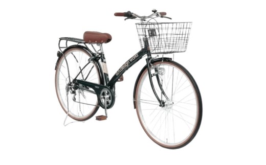 a.n.designworks/ STYLE KIX CITY276 グリーン【27型 自転車 完成品 組み立て不要 アウトドア サイクリング じてんしゃ 通勤 通学 新生活】 099X359-1