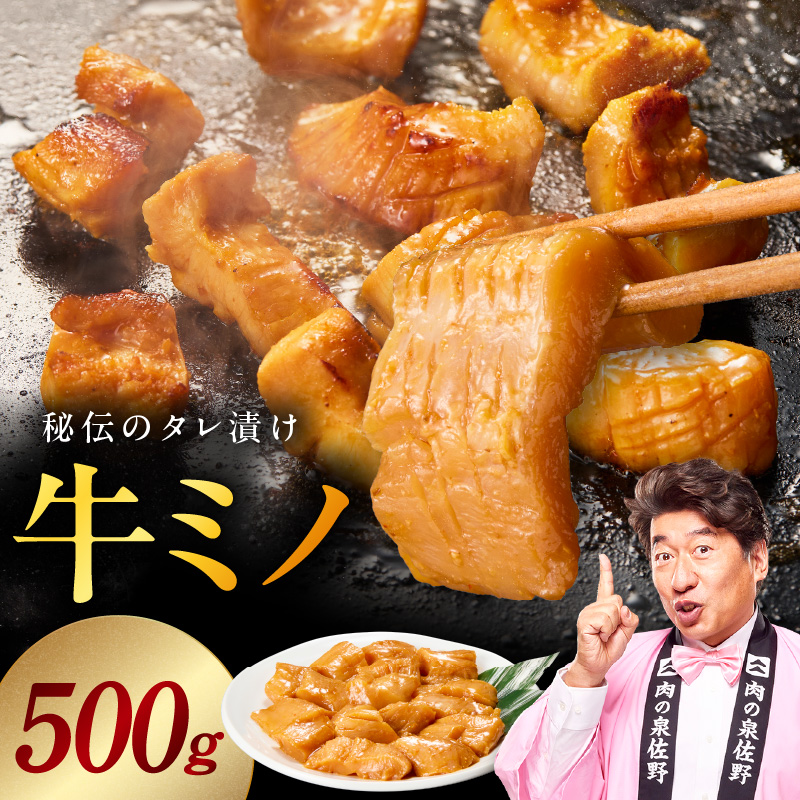 焼肉用 牛ミノ 500g