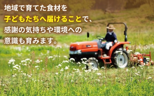 【返礼品なし】SDGs持続可能な食の環境づくり！オーガニック給食と地産地消 推進応援寄附（大阪府泉佐野市） ON0052