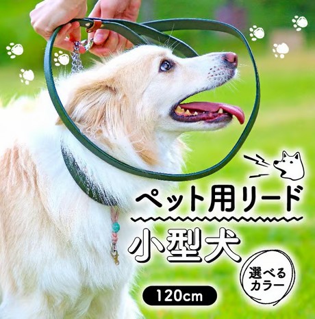 ペット用 リード 小型犬用 120cm 本革 ペット 犬 愛犬 ワンちゃん 小型犬 首輪 リード 本革 レザー 牛革 牛 散歩 さんぽ ウォーキング おしゃれ 消耗品 大阪府 松原市