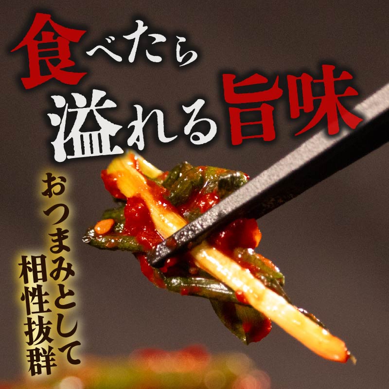 ＼これが本場の味／ ねぎキムチ 250~500g ネギ 葱 キムチ 本格 自家製 ご飯のお供 おつまみ 旨辛 甘辛 新鮮 韓国 グルメ お取り寄せ ヤンニョム フルーツ 使用 かわち屋 大阪府 松原市