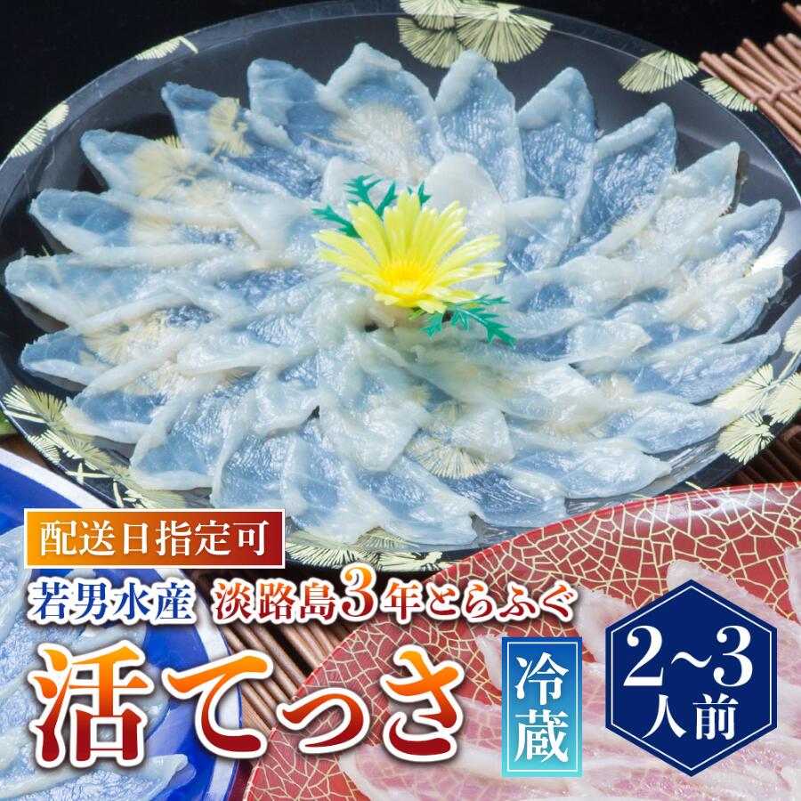 【淡路島3年とらふぐ】活てっさ(2～3人前)