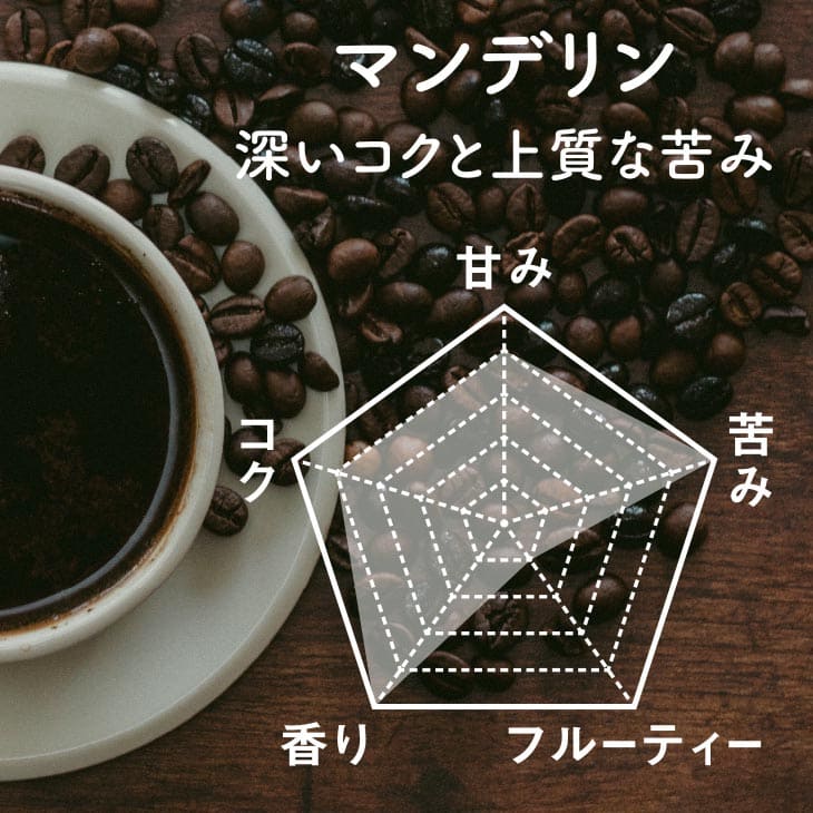 インドネシア・マンデリン200g×1個（豆のまま）