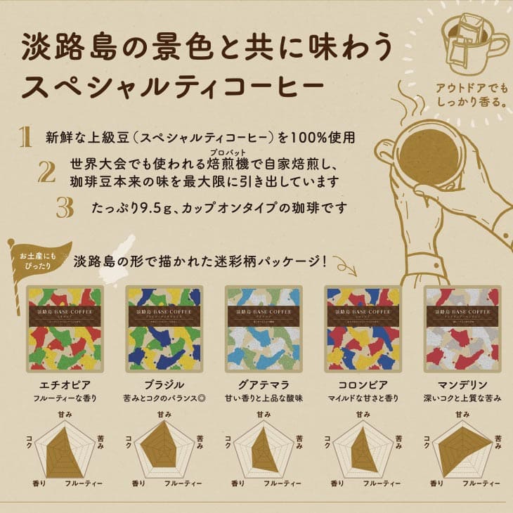 カップオン珈琲５種 ×２セット