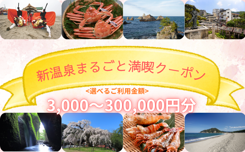 新温泉まるごと満喫クーポン(3,000円分)