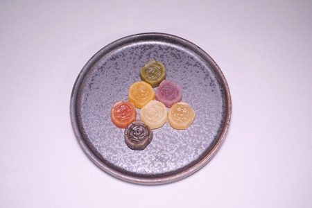琥珀糖 「ならまち ナナイロ コハクトウ」 7個×4本セット 招福庵 奈良県 奈良市 10-019