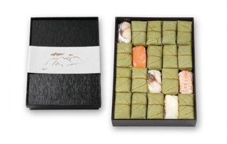 柿の葉寿司 20個 5種詰め合わせ 奈良 名物 お土産 冷蔵 寿司 鯖 鮭 鯵 鯛 海老 サバ シャケ アジ タイ エビ 和食 郷土料理 贈答品 ギフト 贈り物 プレゼント お歳暮 柿の葉ずし すし