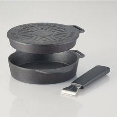 2WAYスキレット 14cm IH対応 オーブン対応 フタつき 鋳鉄製フライパン フライパン キッチン用品 調理器具 調理用品 調理器具 調理鍋 キッチングッズ アウトドア キャンプ 日用品 家庭用品
