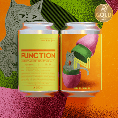 クラフトビール定期便（定番FUNCTION＋おまかせ5缶）【定期便3回】 奈良醸造株式会社 45-011
