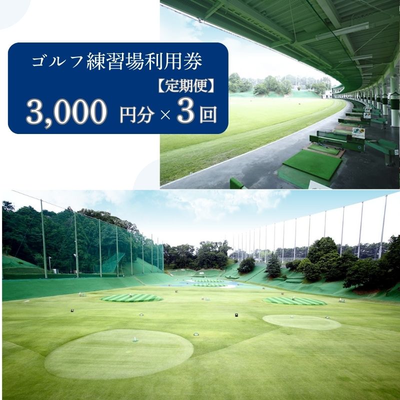 【3か月定期便】 ゴルフ練習場利用券【3,000円分×3回】 佐保ゴルフクラブ ゴルフ ゴルフ場 ゴルフ場利用券 練習 打ちっ放し ドライバー アイアン フェアウェイ パッティンググリーン 奈良県