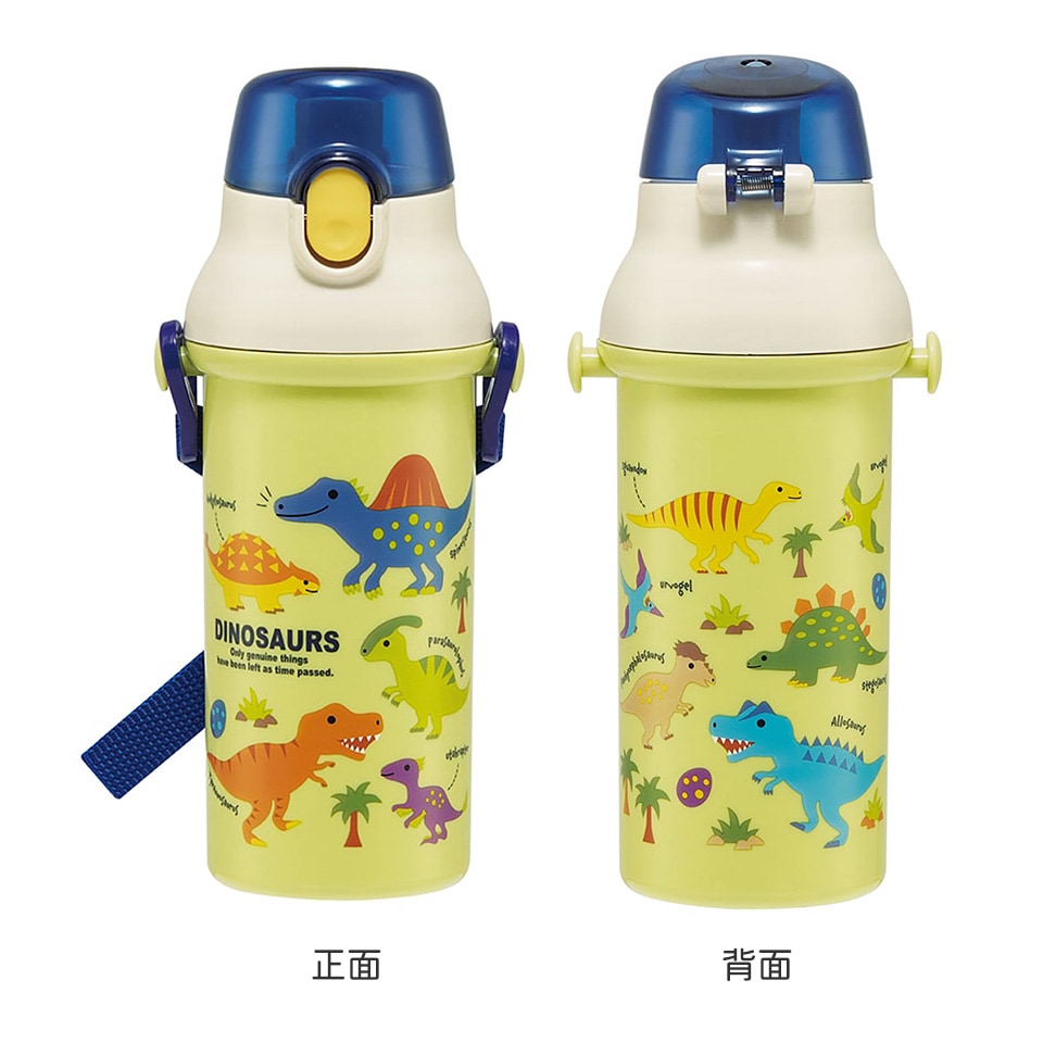抗菌直飲プラボトル 480ml ディノサウルス　ピクチャ〈スケーター skater〉 水筒 奈良県 奈良市 なら 4-100