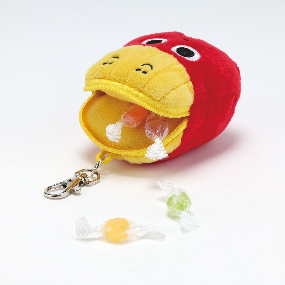 ぬいぐるみ リール付き キーホルダー マスコット 鍵 小物入れ 可愛い 子供 キッズ skater スケーター バーガーコンクス ポテト BURGER CONX 男の子 女の子 小物ケース キーリング