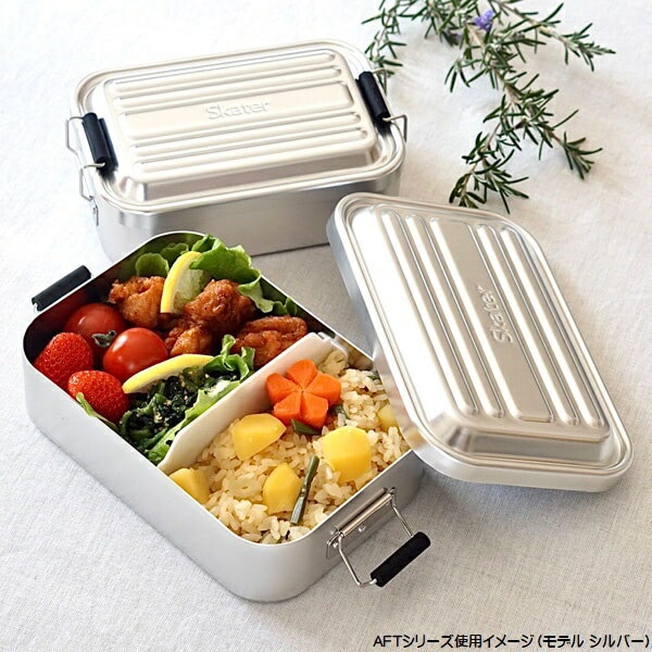 アルミふわっとランチボックス 1段/600mlシルバー お弁当箱・ランチグッズ お弁当箱 メンズ 1段弁当箱 アルミ 弁当箱 ランチボックス ふわっとドーム型フタ 仕切り パッキン